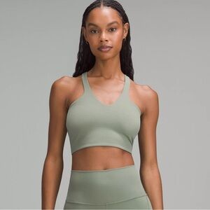 LULULEMON Bend This V and Racer Bra Light Support Sz Small